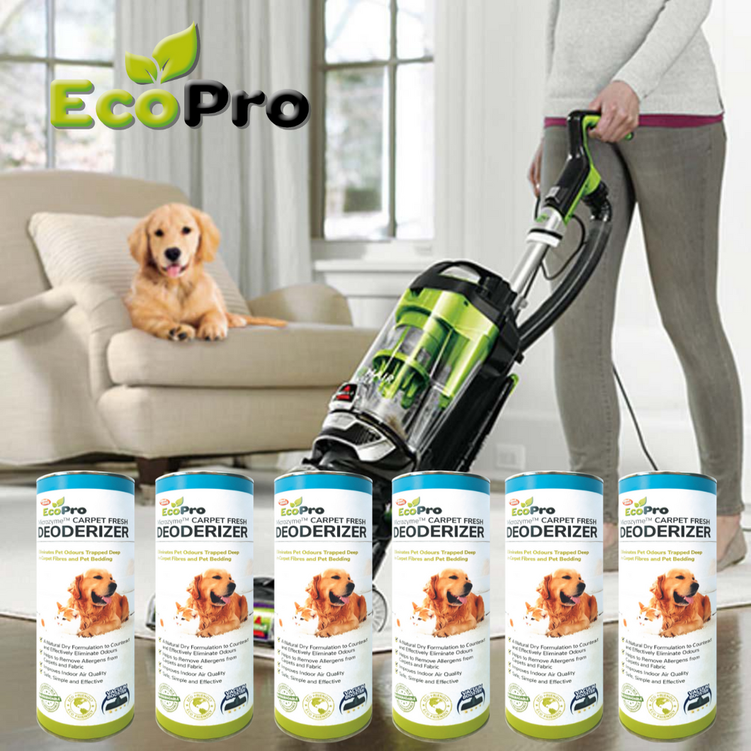 EcoPro Microzyme Carpet Fresh Deodorizer (6x500g)
