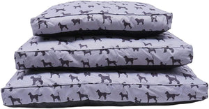 Rosewood Padded Dogs Print Grey Mattress