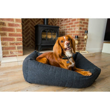 Load image into Gallery viewer, Rosewood Grey Felt with Memory Foam Square Bed