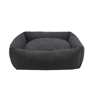 Grey Felt with Memory Foam Square Bed