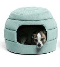 Load image into Gallery viewer, Honeycomb Ilan Hut Cuddler Dog and Cat Bed
