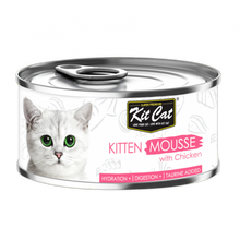 Load image into Gallery viewer, Kit Cat Kitten Chicken Mousse 80g