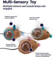 Load image into Gallery viewer, Petstages Mousin Around Hid &#39;n Treat (3pk)