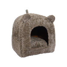 Load image into Gallery viewer, Rosewood Teddy Bear Cat Bed (38cm x 38cm)