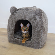 Load image into Gallery viewer, Rosewood Teddy Bear Cat Bed (38cm x 38cm)