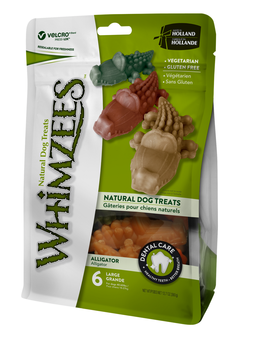 Whimzees Large Alligator Value Bag (6pc) – McMac Pet SA